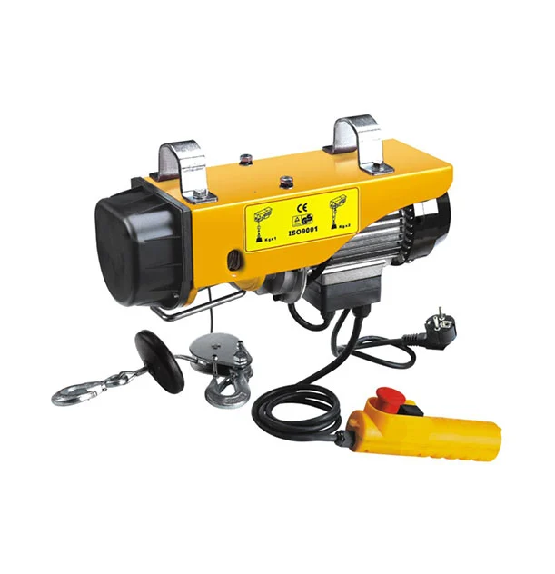 Elektrikli Mini Vinç Çelik Halatlı